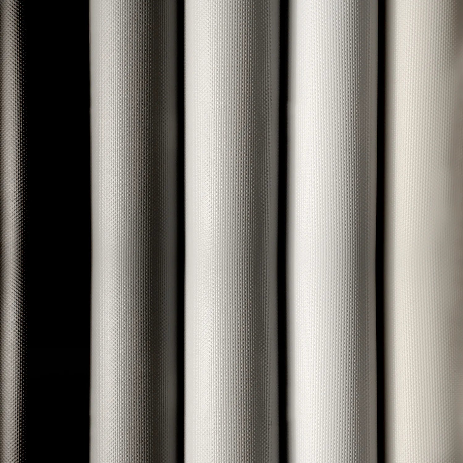 Hardwired Motorized Roller Shades 100% Blackout Vinyl