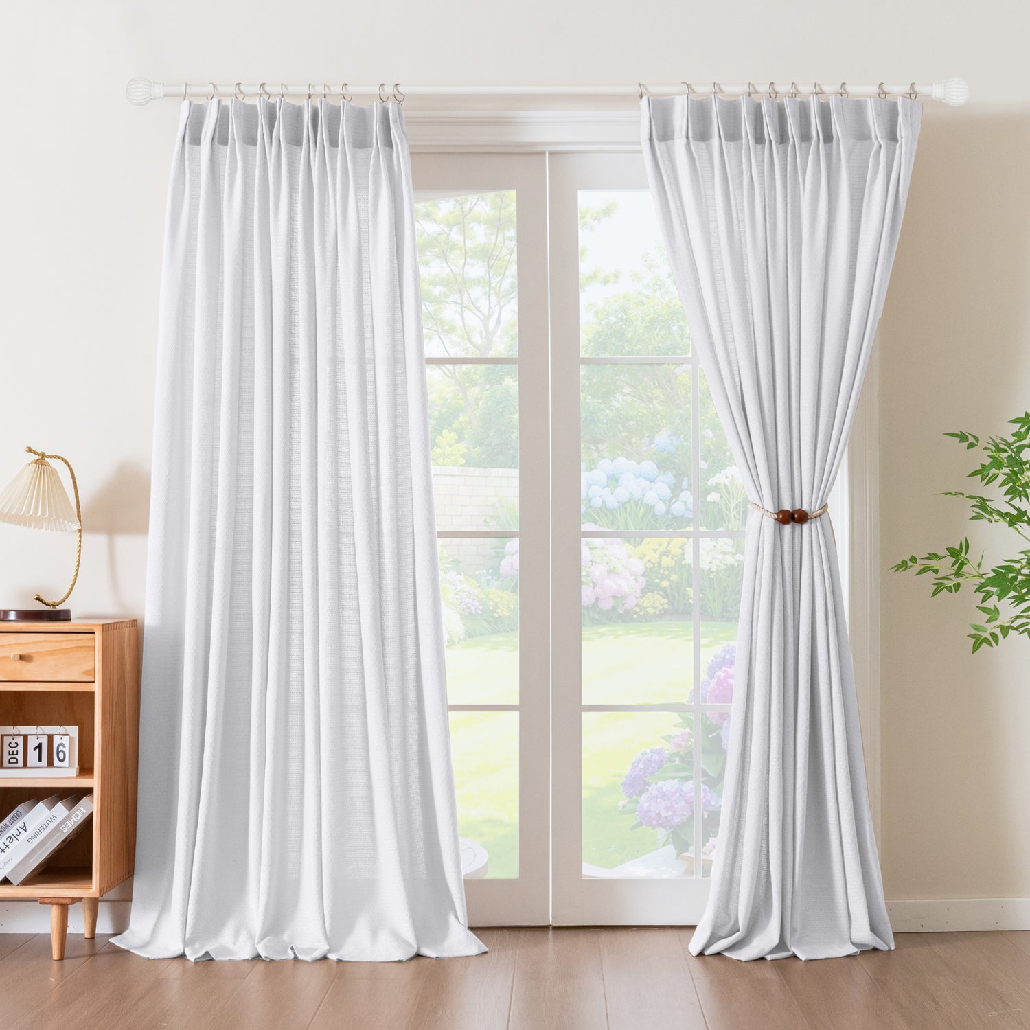 Nira European style jacquard Sheer Curtain