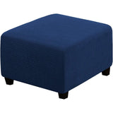 Ottoman Cover Slipcover Rectangle Fit Length Footrest Sofa Slipcovers Stool Cover