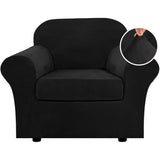 Modern Velvet Plush High Stretch Sofa Slipcover
