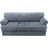 Sofa Slipcovers Thick Velvet Couch Cover Stretch T Cushion Sofa Covers Individual T Cushion Covers,