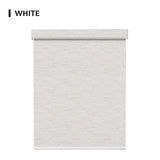 Motorized Light Filtering Roller Shades 70% Blackout Linen