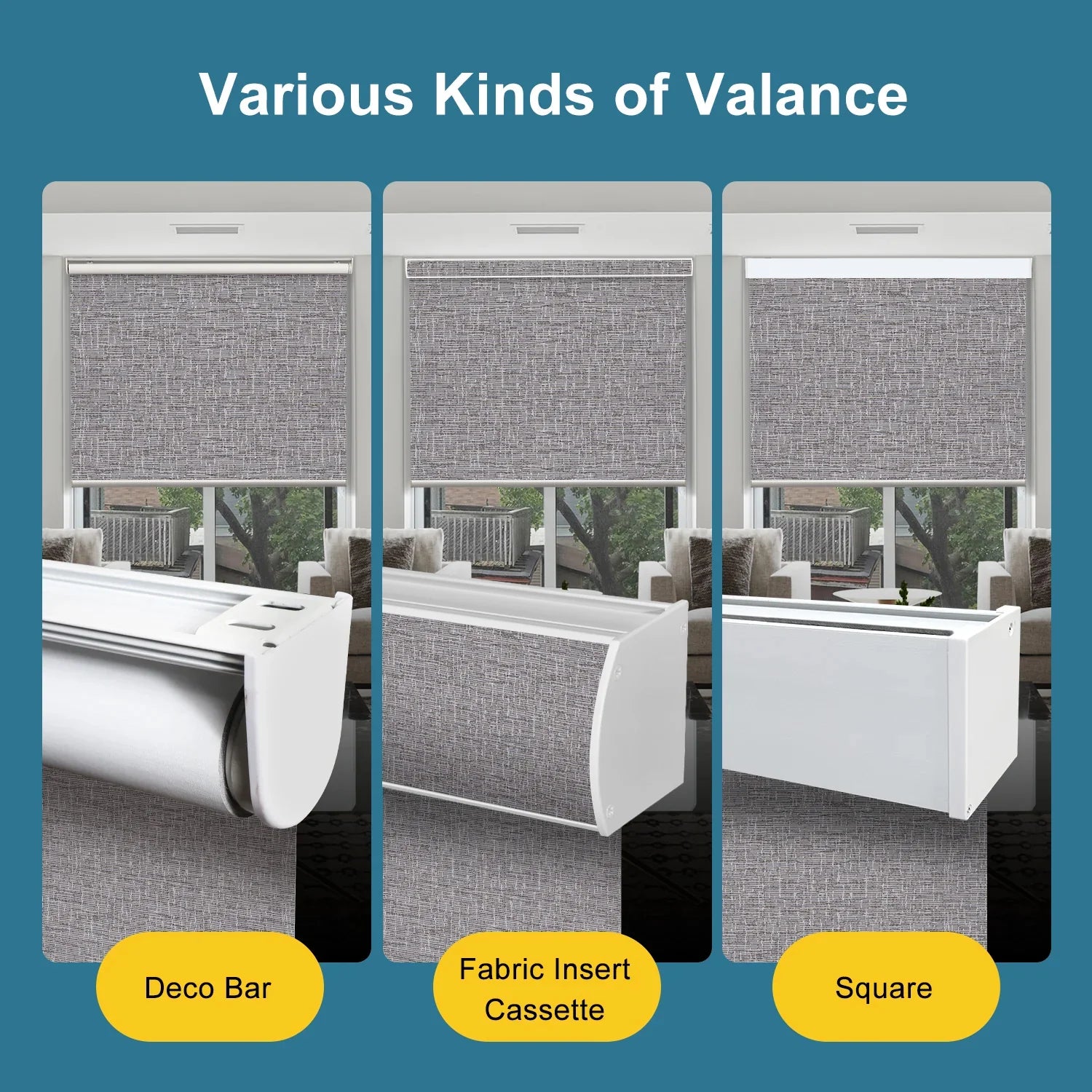 Hardwired Motorized Roller Shades 100% Blackout Safari