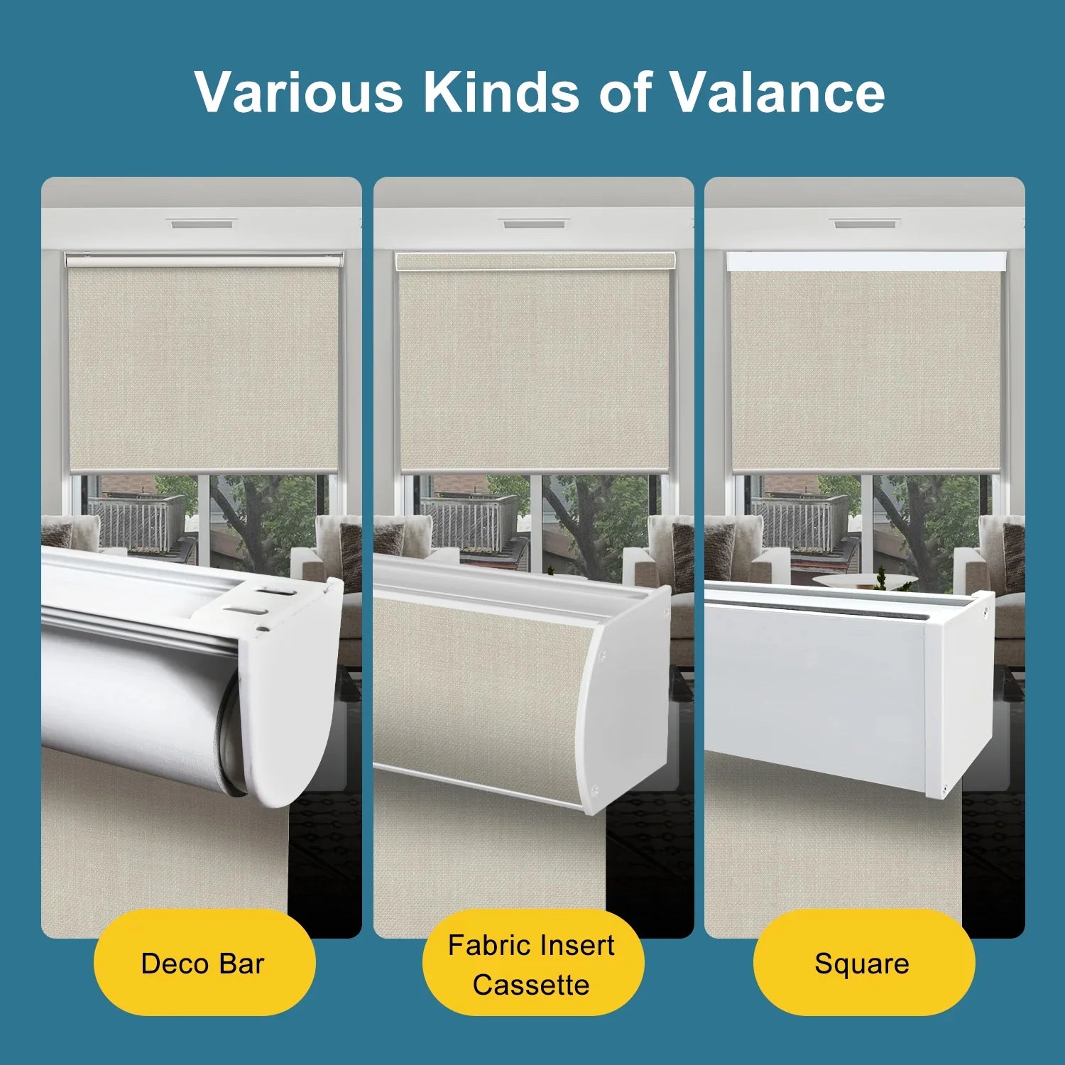 Hardwired Motorized Roller Shades 100% Blackout Vigor