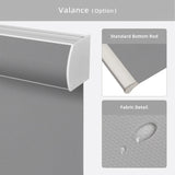 Hardwired Motorized Roller Shades 100% Blackout Vinyl