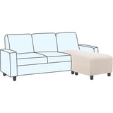 Ottoman Cover Slipcover Rectangle Fit Length Footrest Sofa Slipcovers Stool Cover