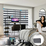 Motorized Zebra Shades 85% Blackout 95mm Ingrid