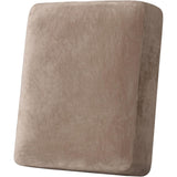 Velvet Stretch Couch Cushion Cover Plush Cushion Slipcover
