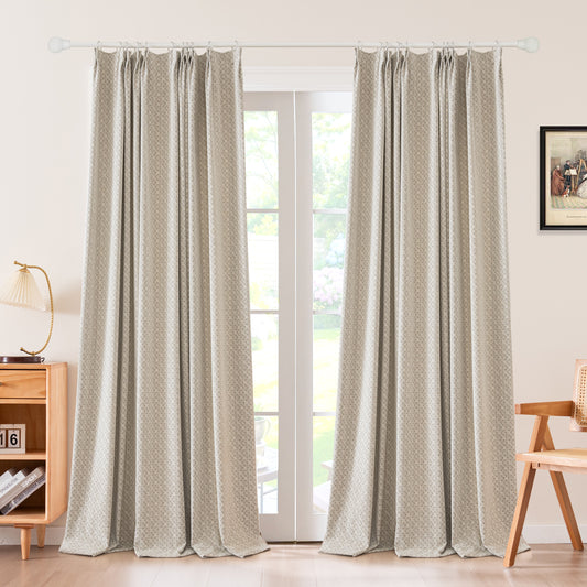 “Jacquard Curtains — Where Texture Meets Luxury”