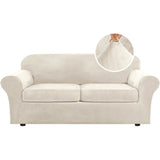 Modern Velvet Plush High Stretch Sofa Slipcover
