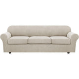 4 Piece Stretch Couch Covers for Cushion Couch Sofa Furniture Slipcovers