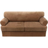 Sofa Slipcovers Thick Velvet Couch Cover Stretch T Cushion Sofa Covers Individual T Cushion Covers,
