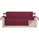 Reversible Furniture Protector Anti-Slip Water Resistant 2" Elastic Straps Couch Covers