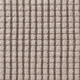 H.VERSAILTEX 2 Pieces Checkerboard Slipcovers Stretch with Individual T Cushion Coverfor Living Room(1 Cushion Armchair, Ivory)