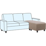 Ottoman Cover Slipcover Rectangle Fit Length Footrest Sofa Slipcovers Stool Cover