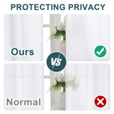 Aurevia  Light Filtering Privacy Window Drapes