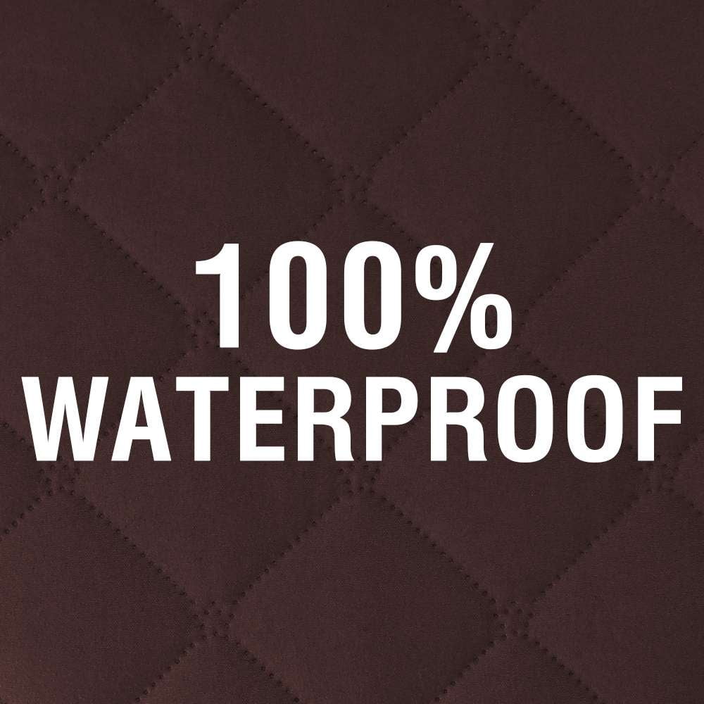 H.VERSAILTEX 100% Waterproof Sofa Cover Non-Slip Machine Washable with Elastic Straps Slipcovers Pet-friendly Furniture Protector (Oversized Sofa, French Oak)