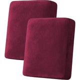 Velvet Stretch Couch Cushion Cover Plush Cushion Slipcover