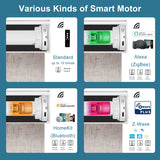Motorized Roller Shades 100% Blackout Linen
