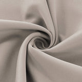 H.VERSAILTEX Thermal Insulated 100% Blackout Grommet Curtains for Bedroom, Pumice Stone, 52" x 84", 2 Panels