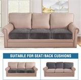 Velvet Stretch Couch Cushion Cover Plush Cushion Slipcover