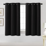 Blackout Thermal Insulated Grommet Solid Color Curtains