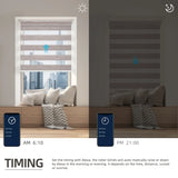 Motorized Zebra Shades Translucent 95mm