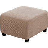Ottoman Cover Slipcover Rectangle Fit Length Footrest Sofa Slipcovers Stool Cover