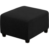 Ottoman Cover Slipcover Rectangle Fit Length Footrest Sofa Slipcovers Stool Cover