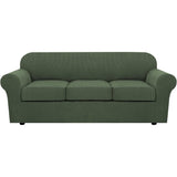 4 Piece Stretch Couch Covers for Cushion Couch Sofa Furniture Slipcovers