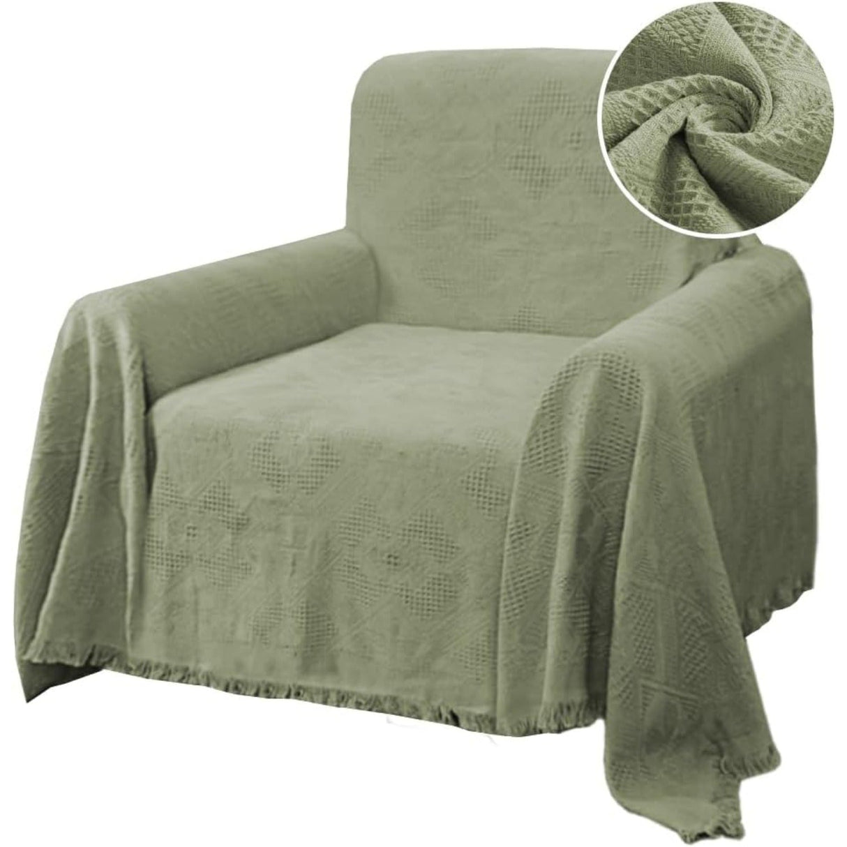 H.VERSAILTEX Cotton Sofa Covers Couch Cover