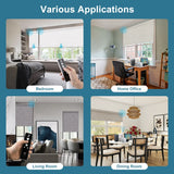 Hardwired Motorized Roller Shades 100% Blackout Safari
