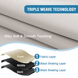 100% Blackout Curtains for Bedroom Thermal Insulated Blackout Curtains