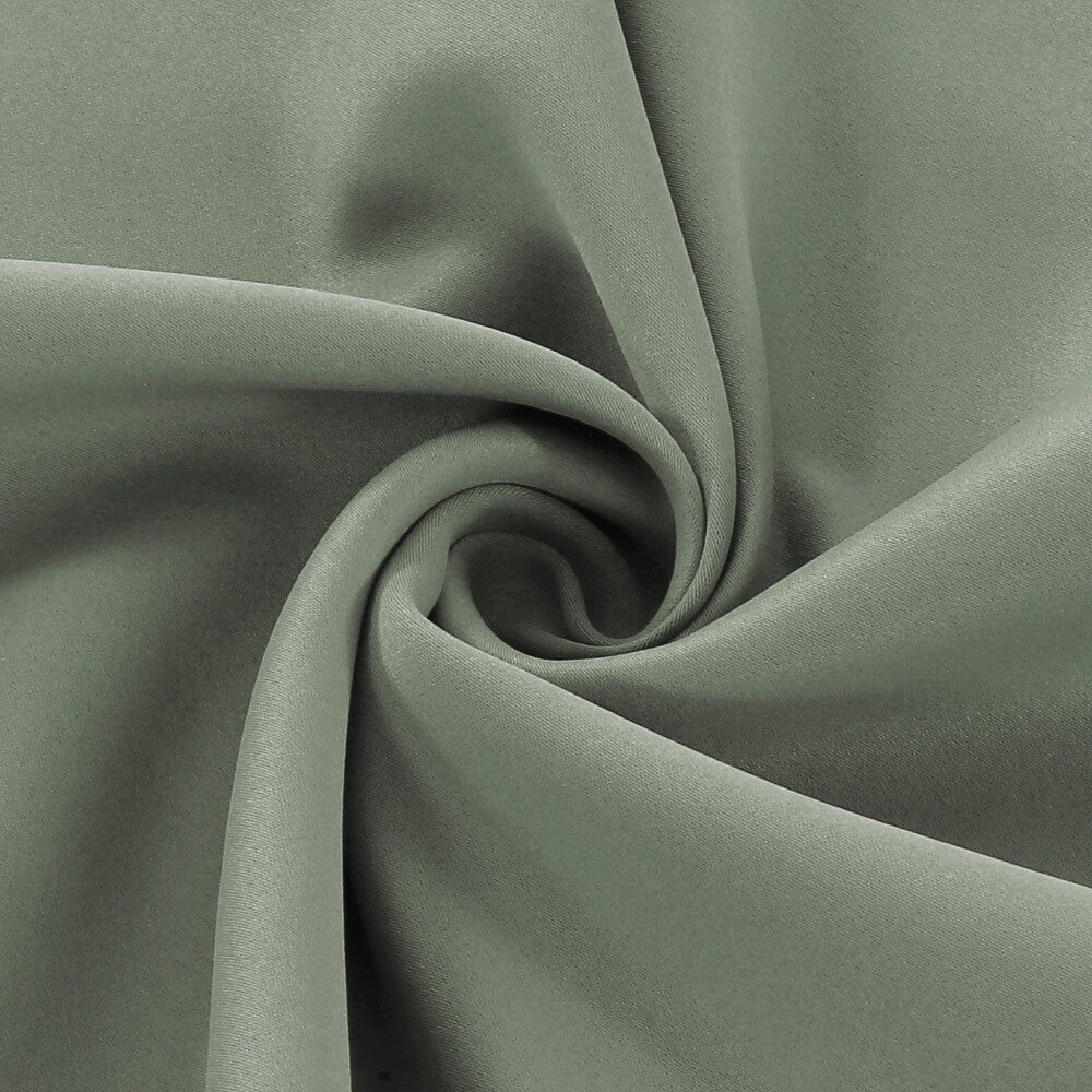 H.VERSAILTEX Thermal Insulated 100% Blackout Grommet Curtains for Bedroom, Pumice Stone, 52" x 84", 2 Panels