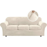 Modern Velvet Plush High Stretch Sofa Slipcover