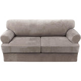 Sofa Slipcovers Thick Velvet Couch Cover Stretch T Cushion Sofa Covers Individual T Cushion Covers,