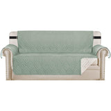 Reversible Furniture Protector Anti-Slip Water Resistant 2" Elastic Straps Couch Covers
