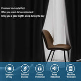 Blackout Thermal Insulated Grommet Solid Color Curtains