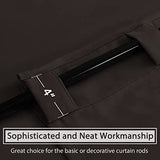 Blackout Thermal Insulated Room Darkening Back Tab/Rod Pocket Solid Color Curtains