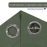 Blackout Thermal Insulated Grommet Solid Color Curtains