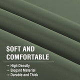 Blackout Thermal Insulated Room Darkening Back Tab/Rod Pocket Solid Color Curtains