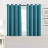 Blackout Thermal Insulated Grommet Solid Color Curtains