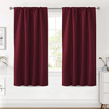 Blackout Thermal Insulated Room Darkening Back Tab/Rod Pocket Solid Color Curtains