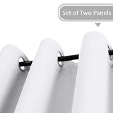 Blackout Thermal Insulated Grommet Solid Color Curtains
