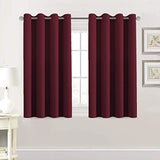 Blackout Thermal Insulated Grommet Solid Color Curtains
