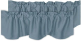 Blackout Rod Pocket Window Valance Solid Curtains