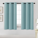 Blackout Thermal Insulated Grommet Solid Color Curtains