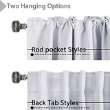 Blackout Thermal Insulated Room Darkening Back Tab/Rod Pocket Solid Color Curtains