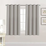 Blackout Thermal Insulated Grommet Solid Color Curtains