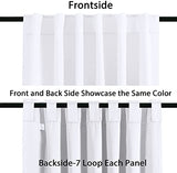 Blackout Thermal Insulated Room Darkening Back Tab/Rod Pocket Solid Color Curtains